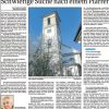 GEA-Artikel „Schwierige Suche nach einem Pfarrer“ Pfarrersuche